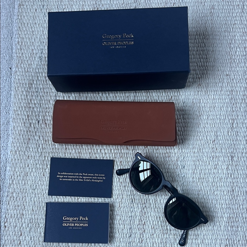 Oliver Peoples Black Sunglasses